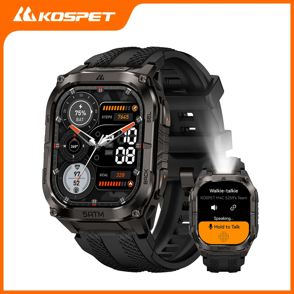 KOSPET TANK M4C Advanced GPS Smartwatch for Men MIL-STD-810H - Image 1