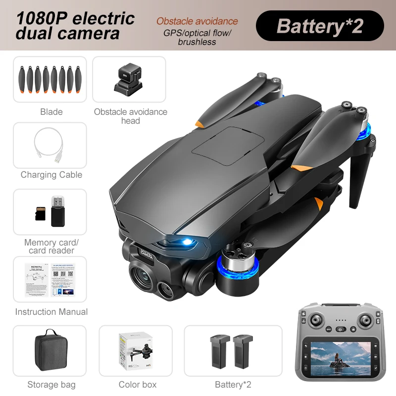 RG709 Pro GPS Drone, Optical Flow Positioning, 1080P Dual Camera, One-Key Return - Image 9