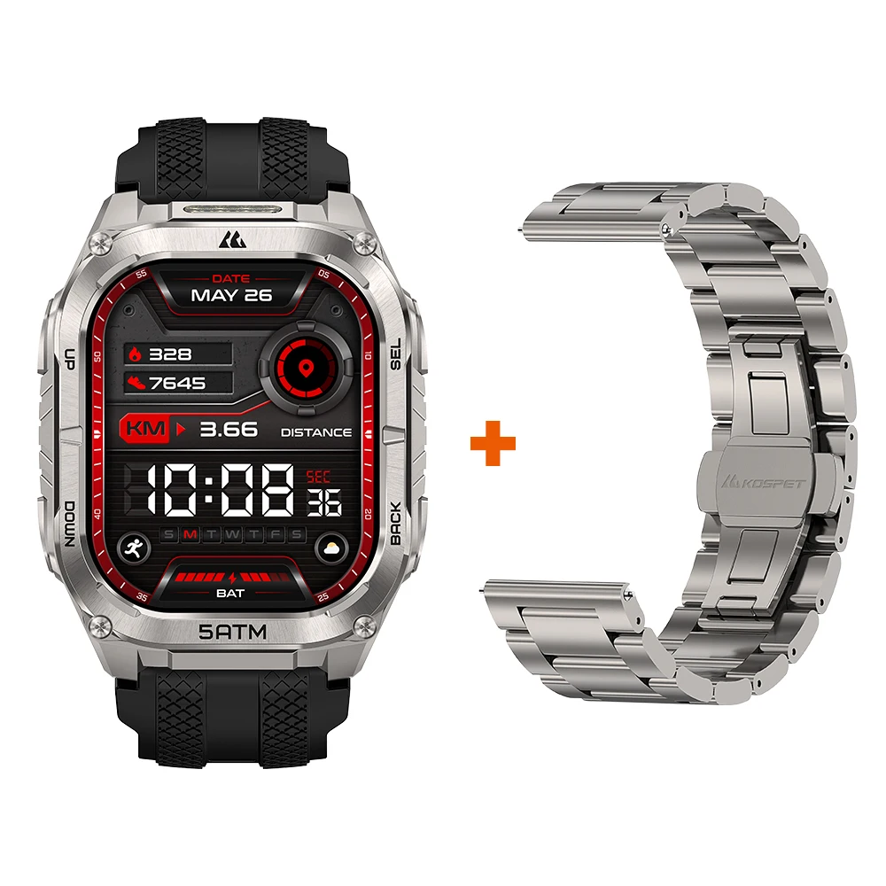 KOSPET TANK M4C Advanced GPS Smartwatch for Men MIL-STD-810H - Image 11