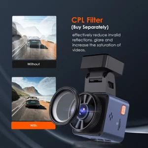 Vantrue E1Lite Dashcam 1080P WiFi Mini Dash Cam - Thumbnail Image 5