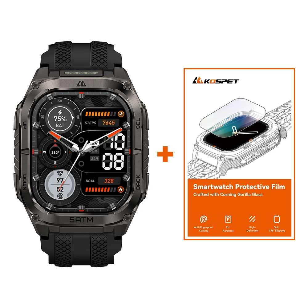 KOSPET TANK M4C Advanced GPS Smartwatch for Men MIL-STD-810H - Image 8