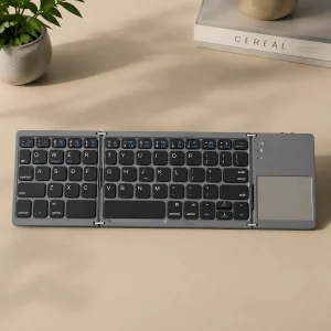 Foldable Bluetooth Keyboard Portable Mini Wireless Keyboard - Thumbnail Image 9