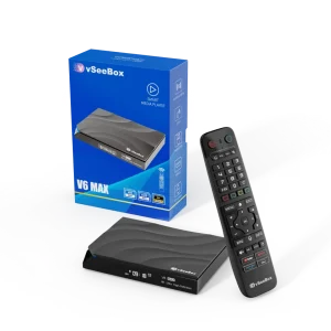 vSeeBox V6 Max Android 14, 4GB RAM 64GB Storage, Voice Control, WiFi 6, 8K HDMI, Complete Kit - Thumbnail Image 4