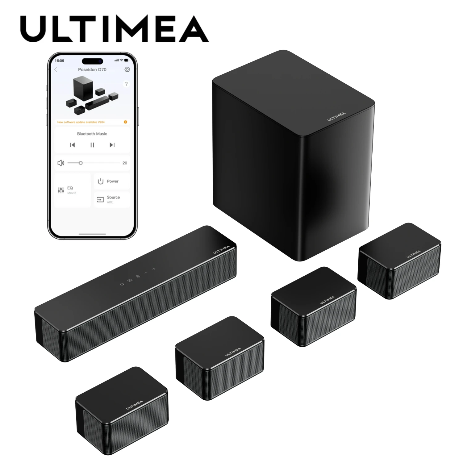 ULTIMEA 7.1 Surround Sound System Sound bar for TV - Image 1