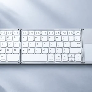 Foldable Bluetooth Keyboard Portable Mini Wireless Keyboard - Thumbnail Image 10