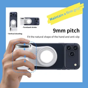 Magnetic Smart Phone Holder Shooting Aid Remote Control Handle - Thumbnail Image 3