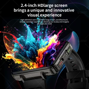 LOKMAT APPLLP 5 MAX Android Smartwatch – Large Screen, 4G Calling, Dual Camera & Gaming - Thumbnail Image 4