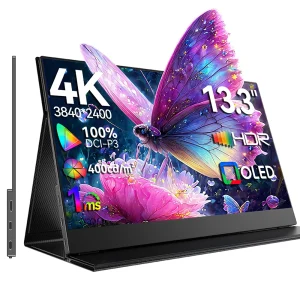 UPERFECT OLED Portable Monitor 13.3" 4K Computer Gaming Display