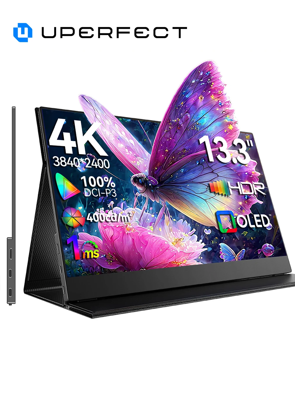 UPERFECT OLED Portable Monitor 13.3" 4K Computer Gaming Display - Image 1