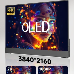 UPERFECT OLED Portable Monitor 13.3" 4K Computer Gaming Display - Thumbnail Image 3