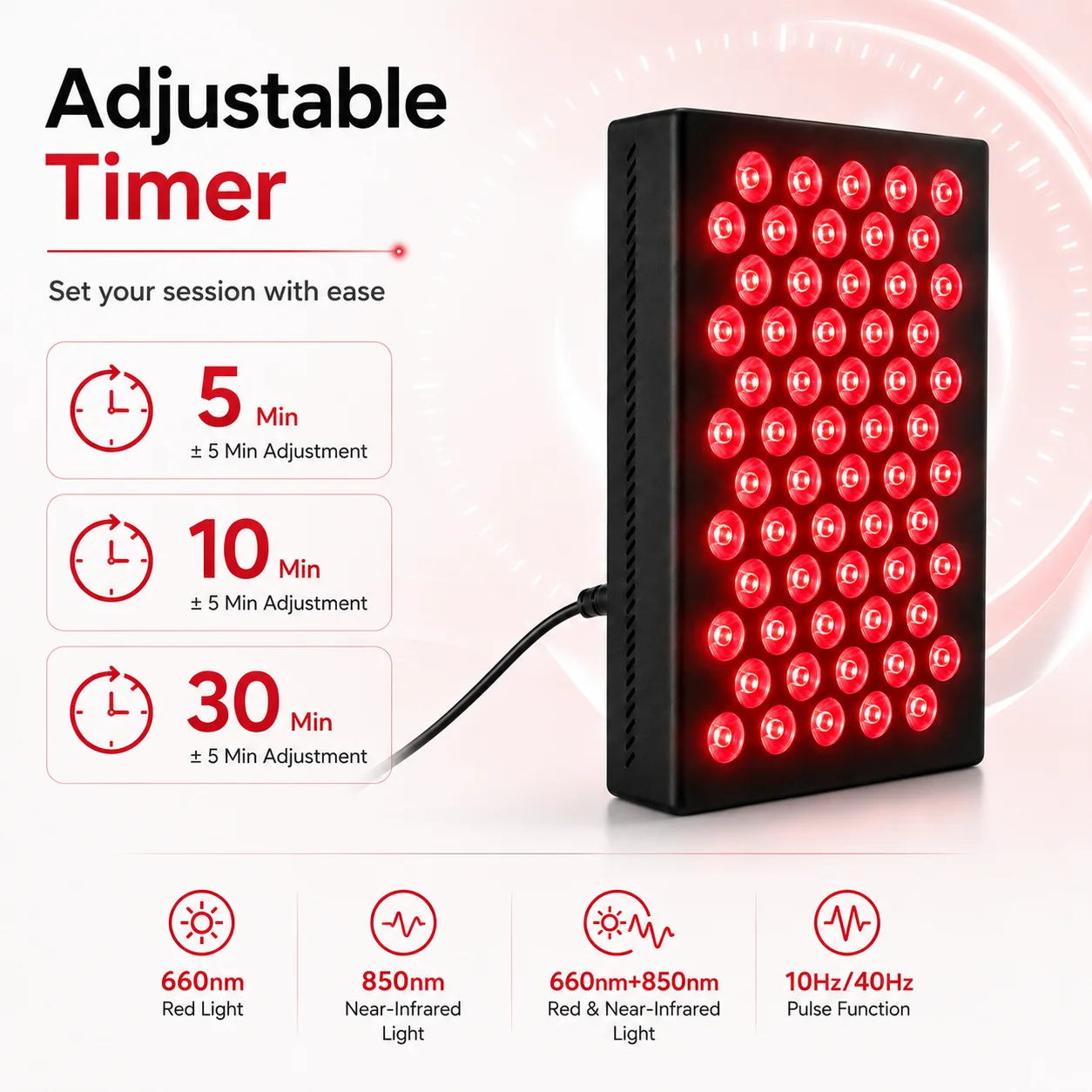 Red Near Infrared Light Therapy Panel - Image 5