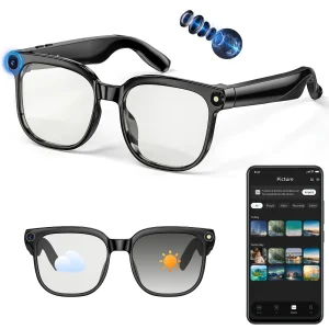 Smart Camera Glasses – 8MP HD Video, Bluetooth Audio & AI-Powered Features - Thumbnail Image 8