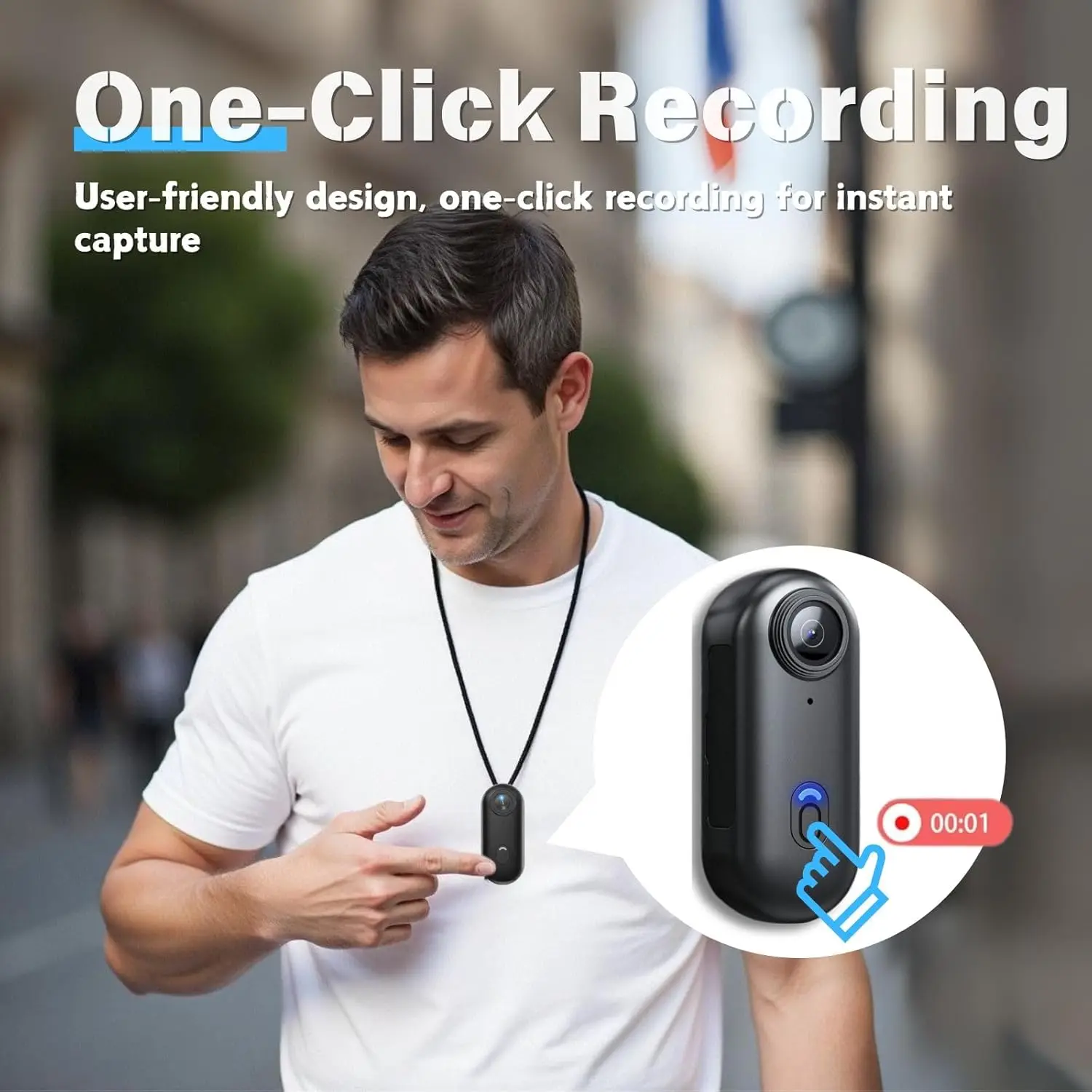 1080P Thumb Action Camera, Tiny Size, Mount Anywhere, Small Body Camera - Image 6
