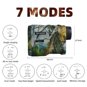 REVASRI 6x 1000M Rangefinder for Hunting - Thumbnail Image 2