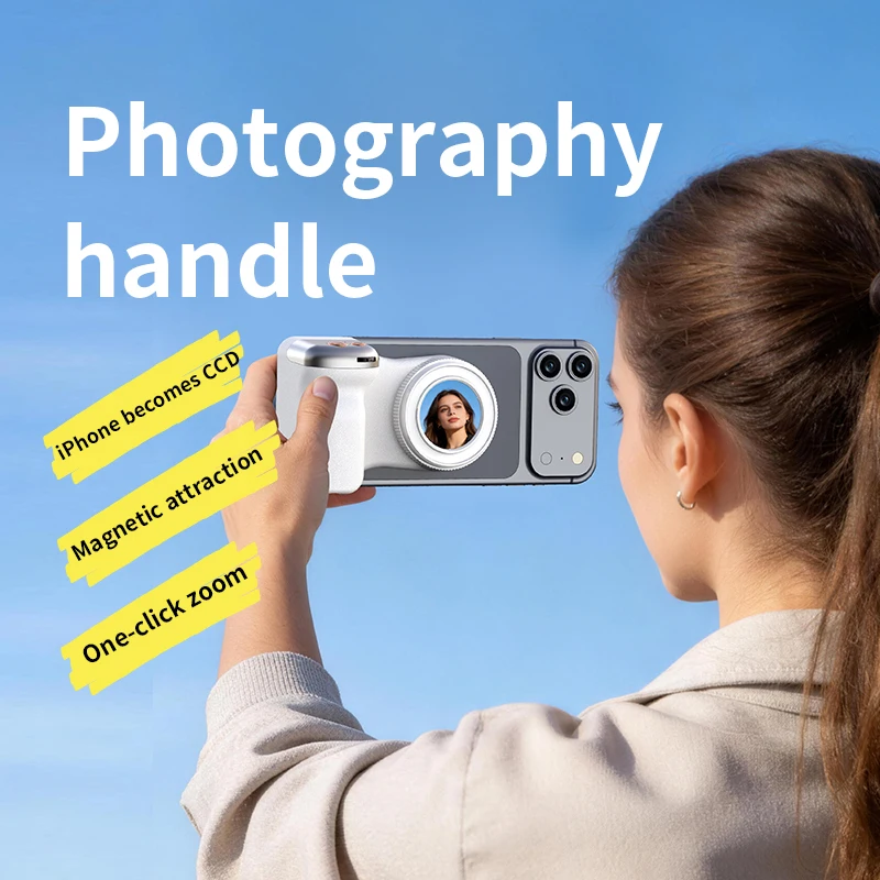 Magnetic Smart Phone Holder Shooting Aid Remote Control Handle - Image 2