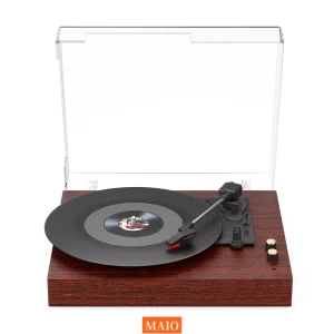 Maio E300 Belt-Driven Vintage Vinyl Record, Turntable - Thumbnail Image 8