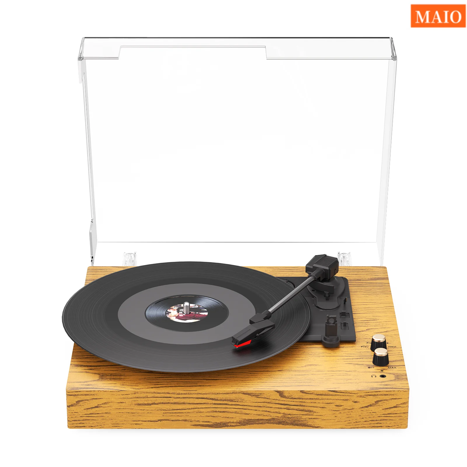 Maio E300 Belt-Driven Vintage Vinyl Record, Turntable - Image 7