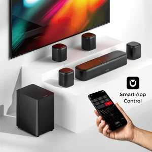 ULTIMEA 7.1 Channel Sound Bar System for TV with 4 Surround Speakers - Thumbnail Image 5