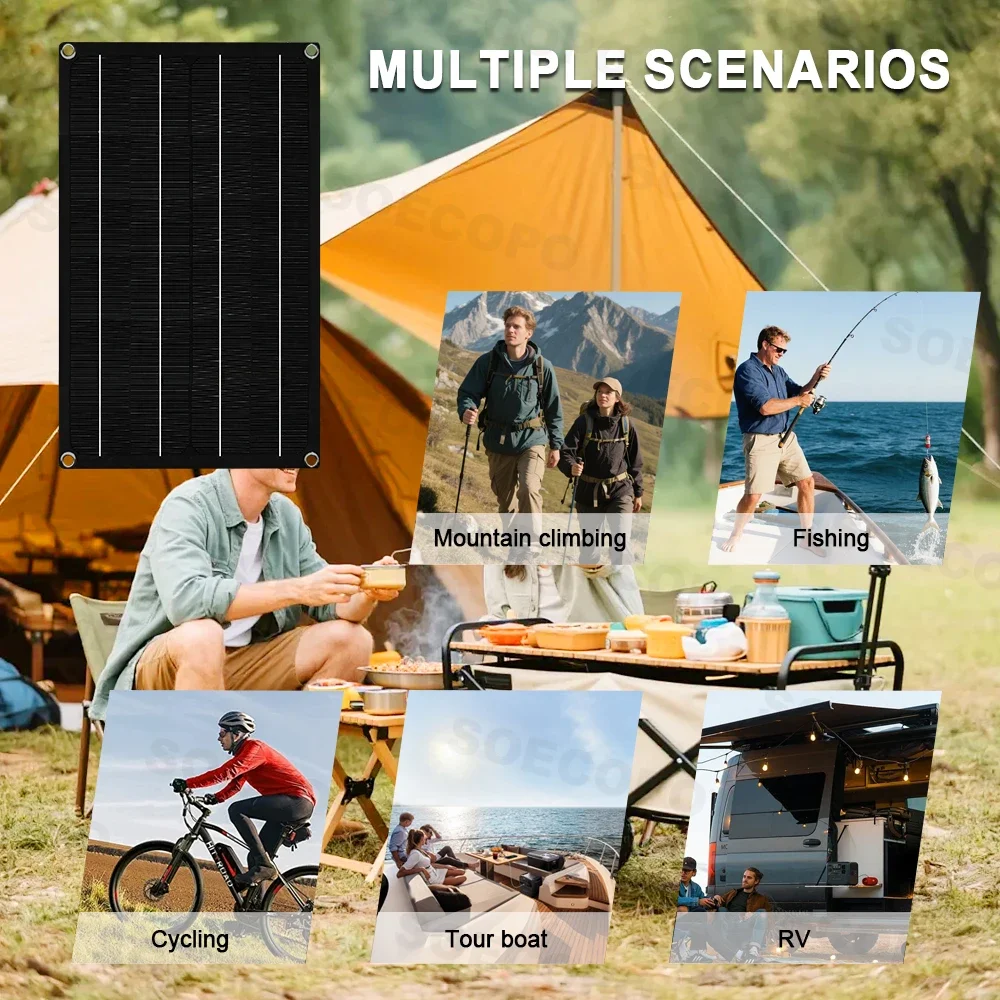 SOECOPO 10000W Peak 1100W Rated Solar Power System Kit - Image 2
