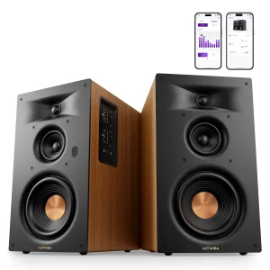 ULTIMEA 3-Way Bookshelf Speakers with 5.25'' Woofer, 70W RMS, App Control - Thumbnail Image 7