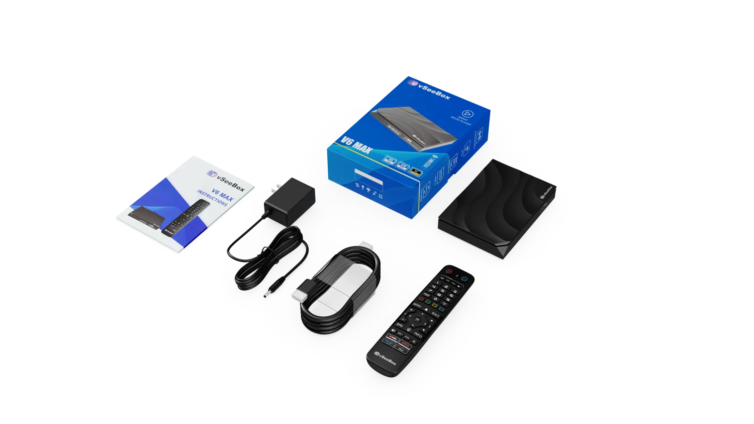 vSeeBox V6 Max Android 14, 4GB RAM 64GB Storage, Voice Control, WiFi 6, 8K HDMI, Complete Kit - Image 5