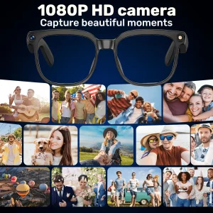 Smart Camera Glasses – 8MP HD Video, Bluetooth Audio & AI-Powered Features - Thumbnail Image 6