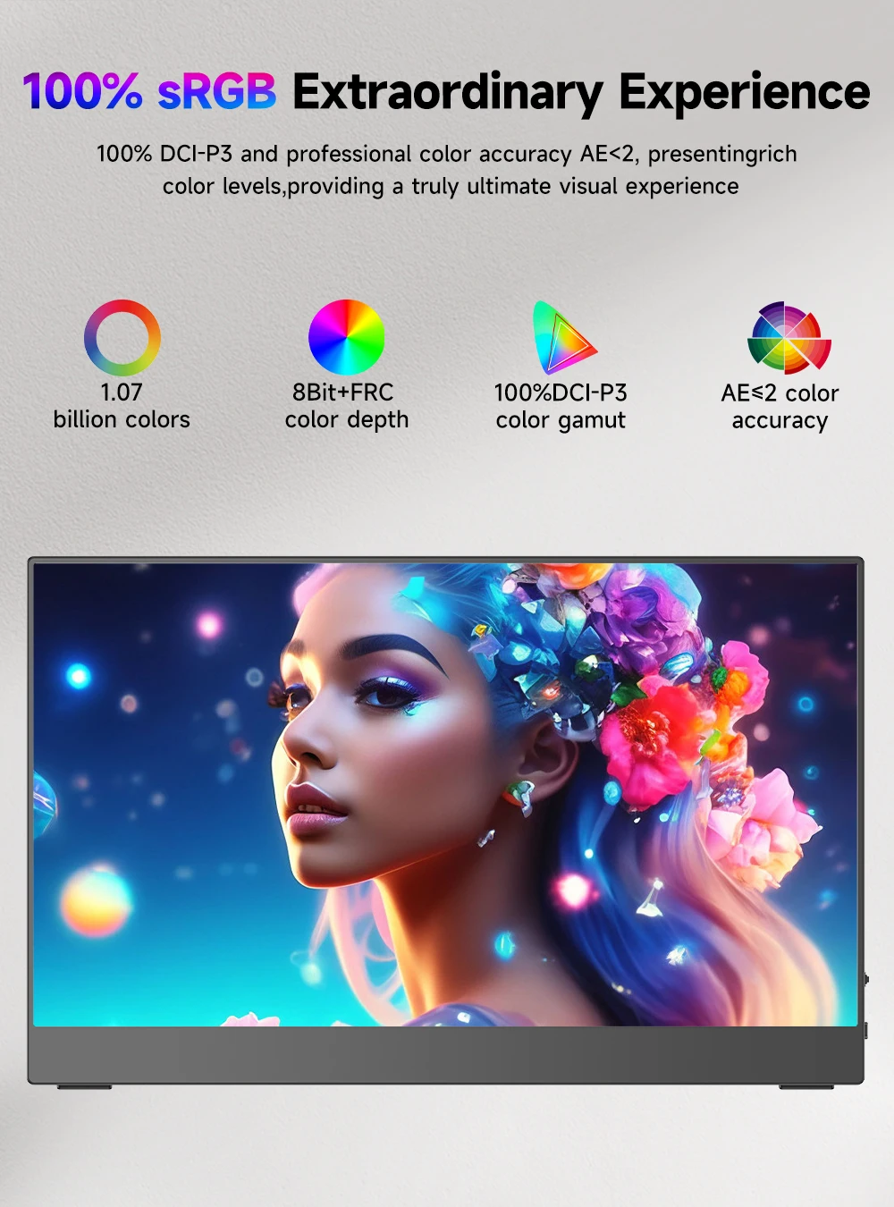 UPERFECT OLED Portable Monitor 13.3" 4K Computer Gaming Display - Image 5