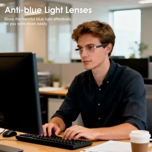 Fashion Smart Audio Sunglasses, Photochromic Lenses Bluetooth Sunglasses - Thumbnail Image 7