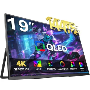 UPERFECT UColor Apex 19 144Hz UHD 4K Portable Monitor QLED Screen
