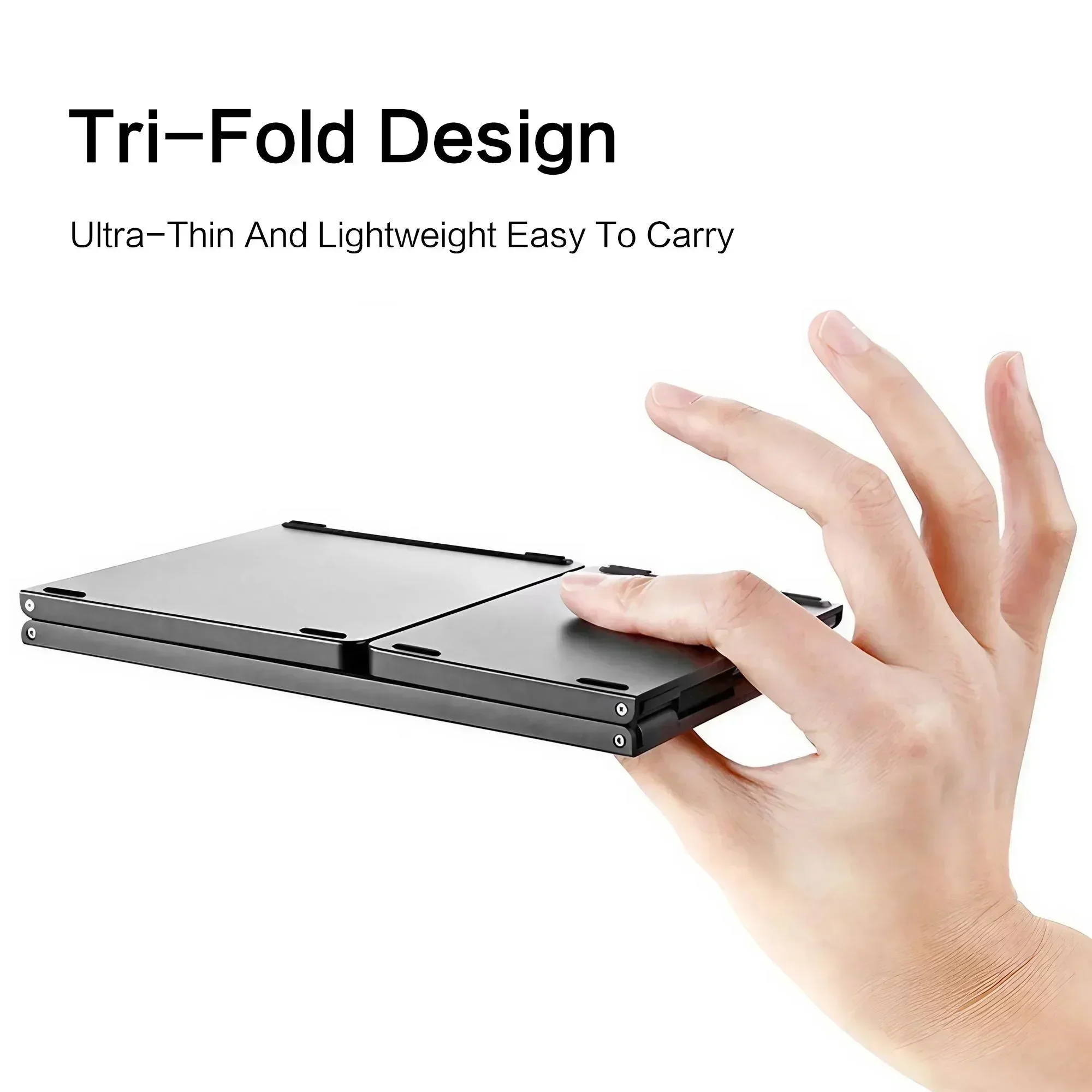 Foldable Bluetooth Keyboard Portable Mini Wireless Keyboard - Image 4
