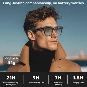 Smart Camera Glasses – 8MP HD Video, Bluetooth Audio & AI-Powered Features - Thumbnail Image 5