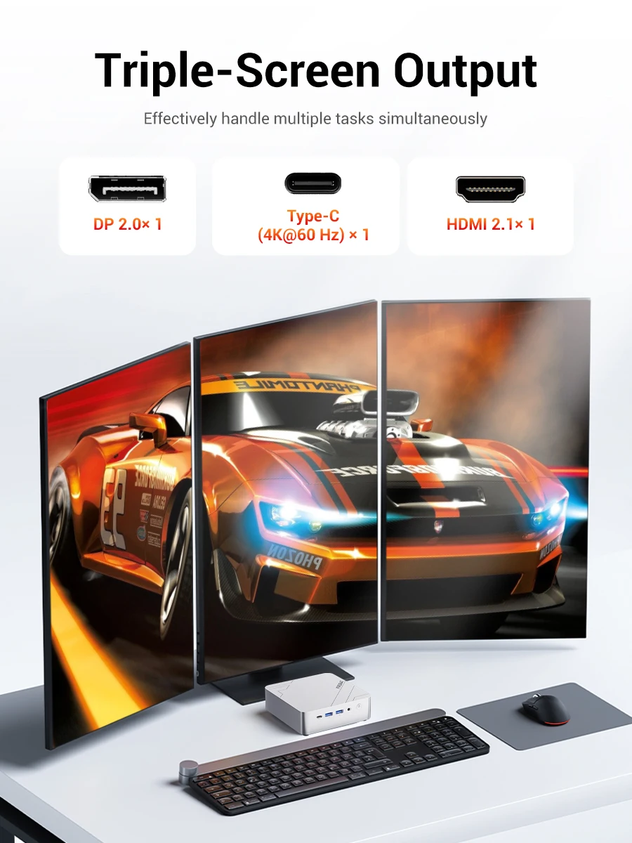 Firebat F1 Mini Pc  Windows11 Desktop Gaming Computer - Image 6