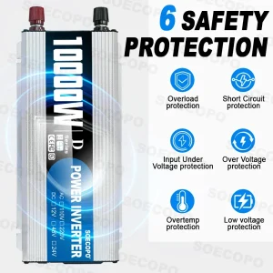 SOECOPO 10000W Peak 1100W Rated Solar Power System Kit - Thumbnail Image 4