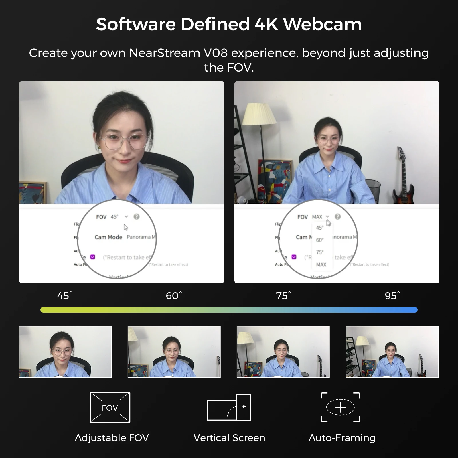 NearStream 4K UHD USB-C Webcam - Image 3
