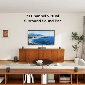 ULTIMEA 7.1 Channel Sound Bar System for TV with 4 Surround Speakers - Thumbnail Image 2