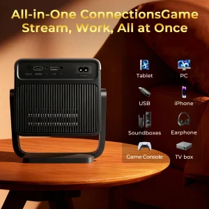 8K Decoding X7 AI Smart Projector with Android 14, UHD 1080P - Thumbnail Image 5