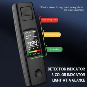 Professional Portable Digital Breathalyzer Alcohol Tester - Thumbnail Image 2