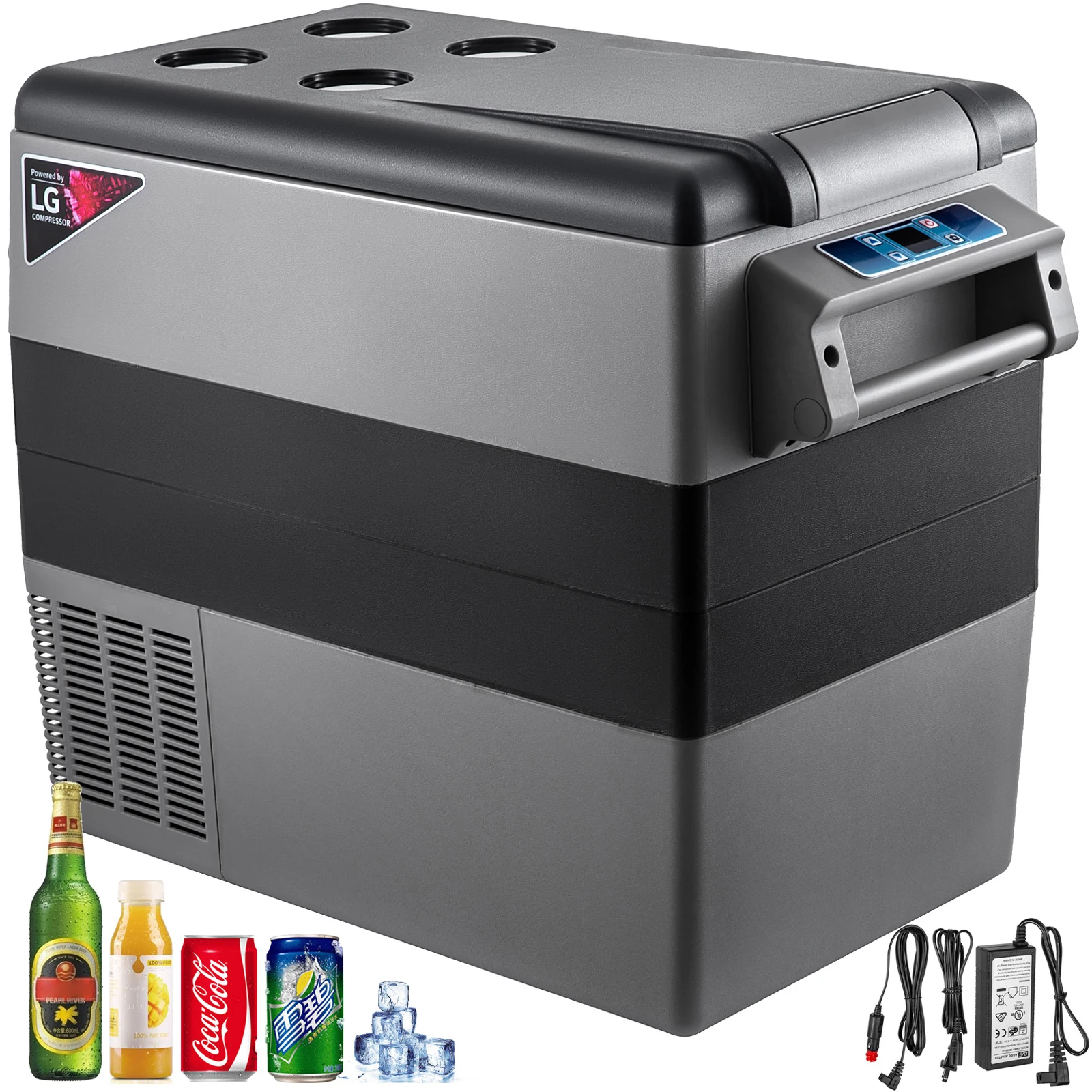 SucceBuy 20L 22L 35L 45L 55L Car Refrigerator Mini Fridge Freezer - Image 1
