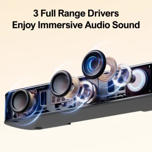 ULTIMEA 7.1 Channel Sound Bar System for TV with 4 Surround Speakers - Thumbnail Image 6
