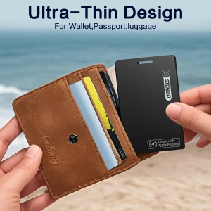 Ultra Thin Mini Bluetooth 5.0 Tracker Card Compatible with Find My Network iOS Only - Thumbnail Image 3