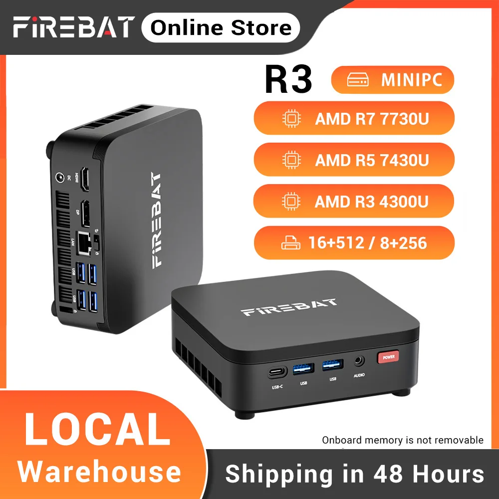 Firebat R3 Mini Pc Windows11 Portable Desktop Computer - Image 2