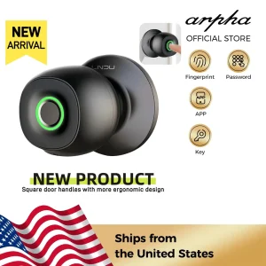 Smart Lock D500 Smart Keyless Door Lock Fingerprint Entry Bluetooth App-Controlled