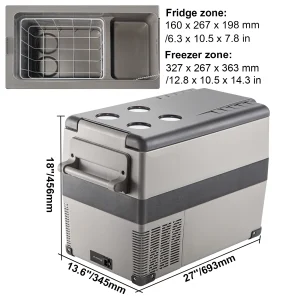SucceBuy 20L 22L 35L 45L 55L Car Refrigerator Mini Fridge Freezer - Thumbnail Image 10