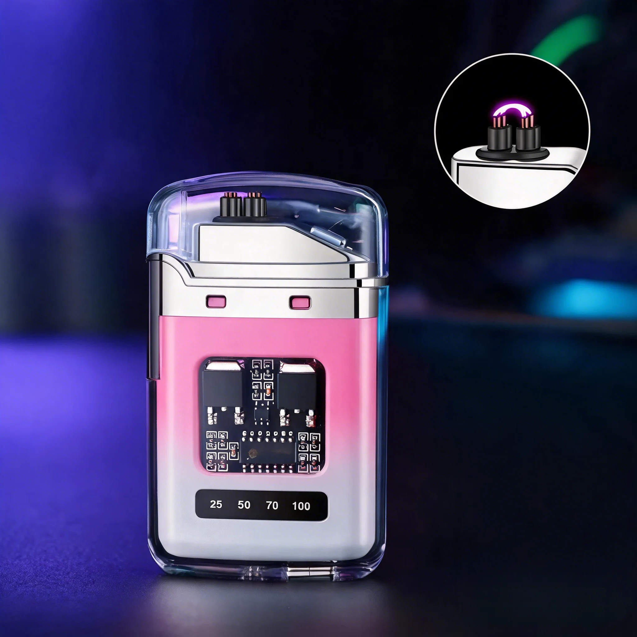 Rechargeable Pulse Arc Lighter Windproof Waterproof - Image 9