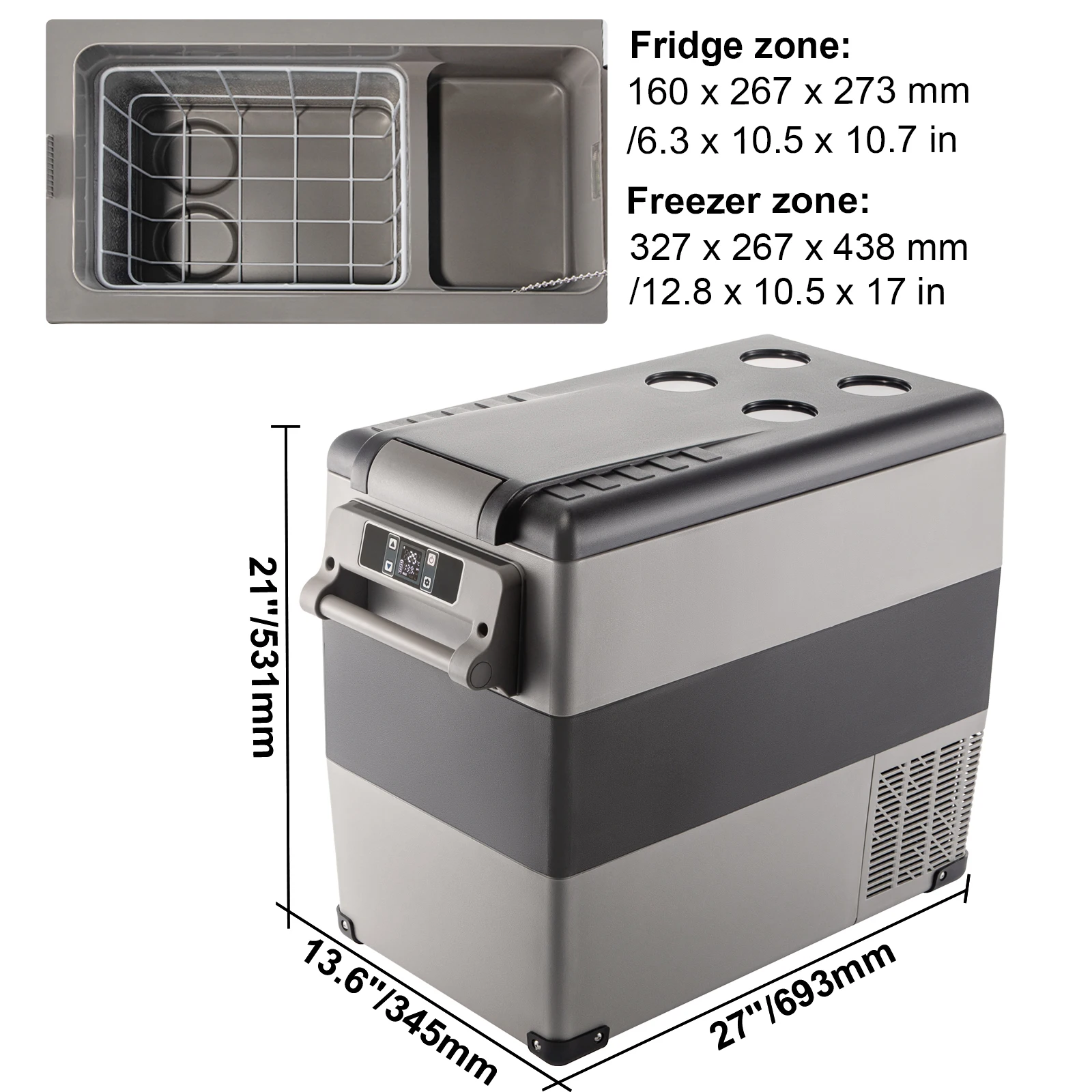 SucceBuy 20L 22L 35L 45L 55L Car Refrigerator Mini Fridge Freezer - Image 11