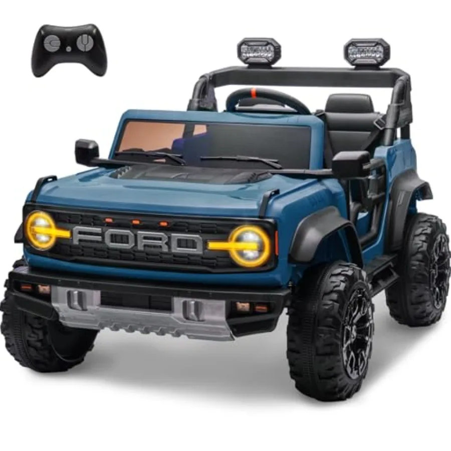 24V Licensed Ford Bronco Raptor Electric Power Ride On with Remote Control - Image 1