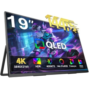 UPERFECT UColor Apex 19 144Hz UHD 4K Portable Monitor QLED Screen - Thumbnail Image 7