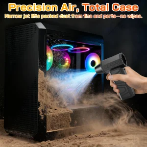 Air Duster Electric Dust Collector Turbo Fan Hair Dryer Air Blower - Thumbnail Image 5