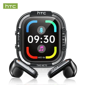 Wireless Headphones Bluetooth HTC NE70 Earphones Microphones Earbuds AI Translator - Thumbnail Image 7