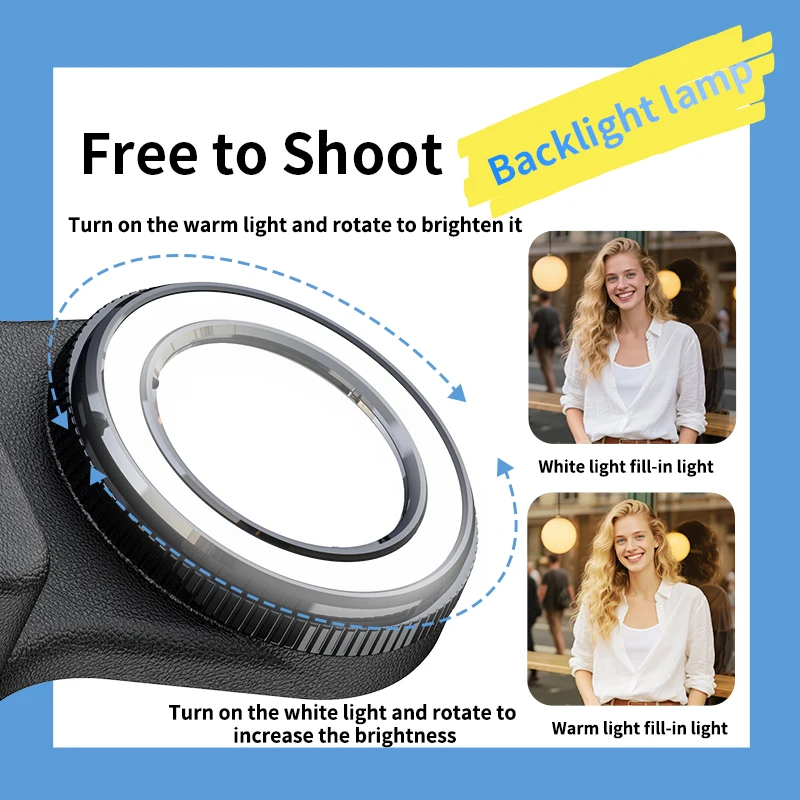 Magnetic Smart Phone Holder Shooting Aid Remote Control Handle - Image 4